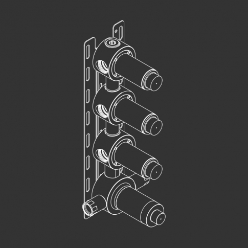Pieza empotrable Cea UCS30 | Edilceram Design