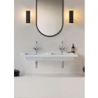 Lavabo doble mural / encastrado de cerámica GSI Ceramica Norm 8627111 | Edilceram Design