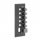 Gessi Pieza oculta Mezclador termostático de alto caudal 5 salidas independientes 43109 | Edilceram Design