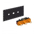 Gessi Mueble de lavabo empotrado de tres agujeros 45089 | Edilceram Design