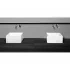 Antonio Lupi STRATOS3 lavabo cuadrado de sobremesa/pared en Flumood | Edilceram Design