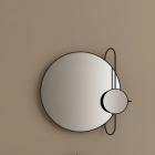 Espejo de pared redondo Agape Revolving Moon ASPE039E | Edilceram Design