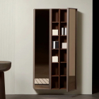 Mueble de baño Antonio Lupi BEMADE de madera y cristal con puertas | Edilceram Design