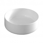 Lavabo de cerámica sobre encimera 42 cm Artceram Cognac COL001- Blanco | Edilceram Design
