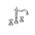 Grifo de lavabo Cristina Mezclador de lavabo de 3 agujeros Canova CN207 | Edilceram Design
