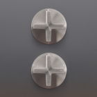 Cea Design Cross Mezclador termostático de pared para ducha CRX 50 | Edilceram Design