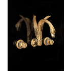 Mezclador mural de 3 orificios Devon&Devon Excelsior Swan EXC-SW133MCR | Edilceram Design