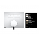 Gessi Hi-Fi Mezclador 63081 mezclador monomando de pared para ducha | Edilceram Design