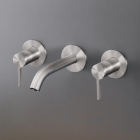 Cea Design Innovo INV 35 Mezclador de pared de dos mandos con caño | Edilceram Design