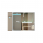 Hammam + Ducha + Sauna Hafro Ethos SET40097 | Edilceram Design