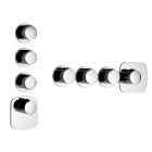 Gessi Tondo Wellness 43236 mezclador termostático de pared para ducha | Edilceram Design