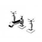 Zucchetti Bellagio ZB1425 Mezclador de lavabo de 3 agujeros con aireador | Edilceram Design