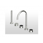 Zucchetti Savoir ZSA483 mezclador de bañera con ducha de mano | Edilceram Design