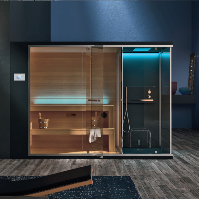 Hammam + Ducha + Sauna Hafro Ethos C SEC40034 | Edilceram Design