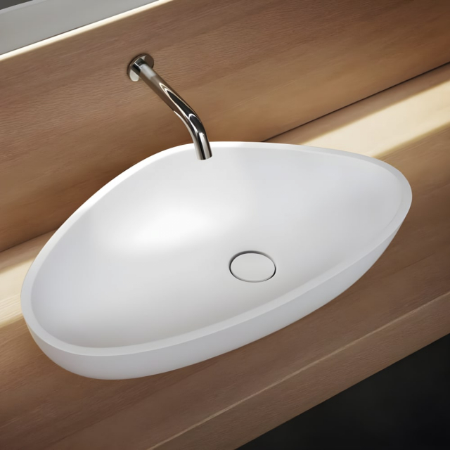 Lavabo de sobremesa Agape Drop ACER1098Z en Cristalplant | Edilceram Design