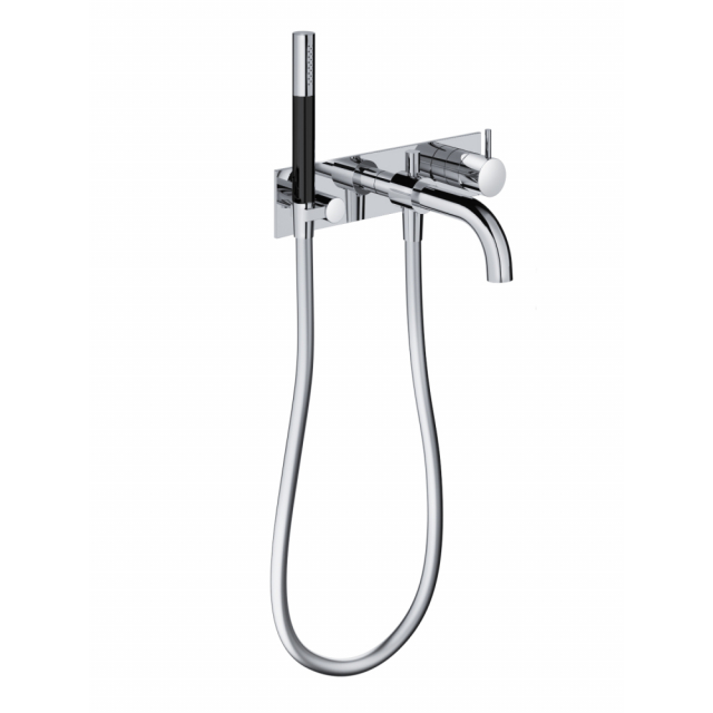 Mueble de baño mural de latón + pieza empotrada Hotbath Cobber CB026+HBCB026 | Edilceram Design