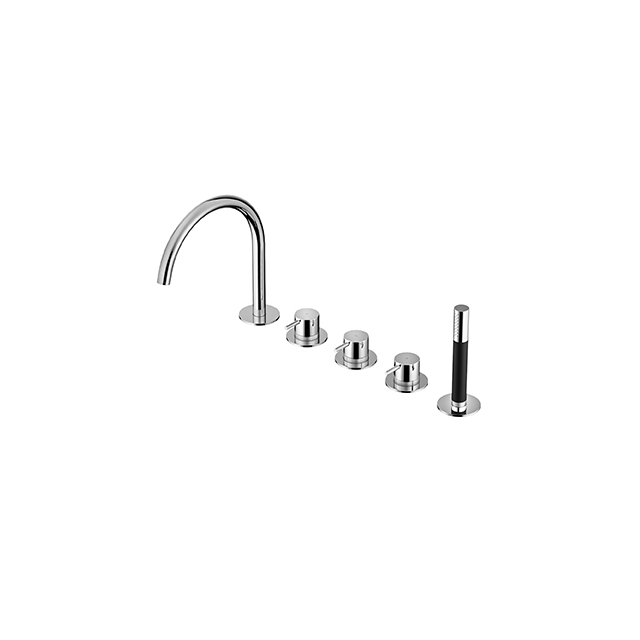 Conjunto de borde de bañera suspendido Hotbath Cobber CB072 | Edilceram Design