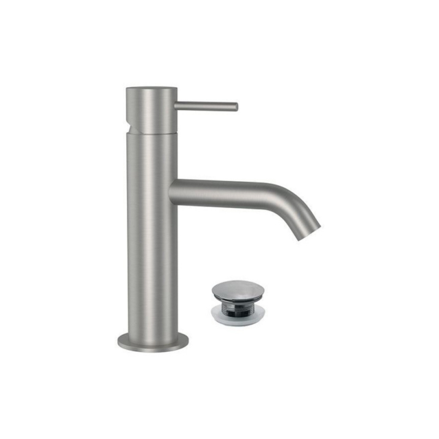 Daniel Tokyo Steel SSTX605CC Mezclador monomando de lavabo de techo | Edilceram Design