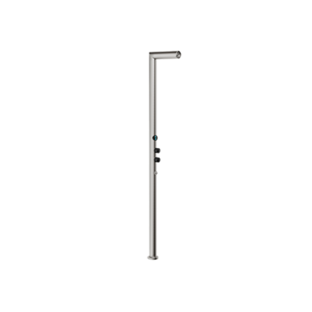 Gessi Private Wellness 63229 Columna de ducha exterior de 2 vías con cromoterapia | Edilceram Design