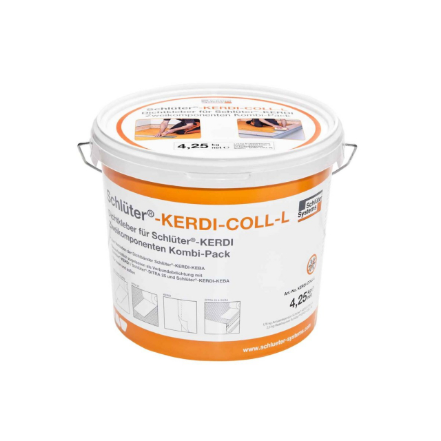 Adhesivo bicomponente 4,25kg Schluter KERDI-COLL-L | Edilceram Design